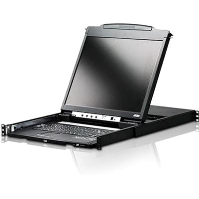 ATEN 19" LED-BACKLIT DUAL RAIL LCD CONSOLE ATEN — view 2