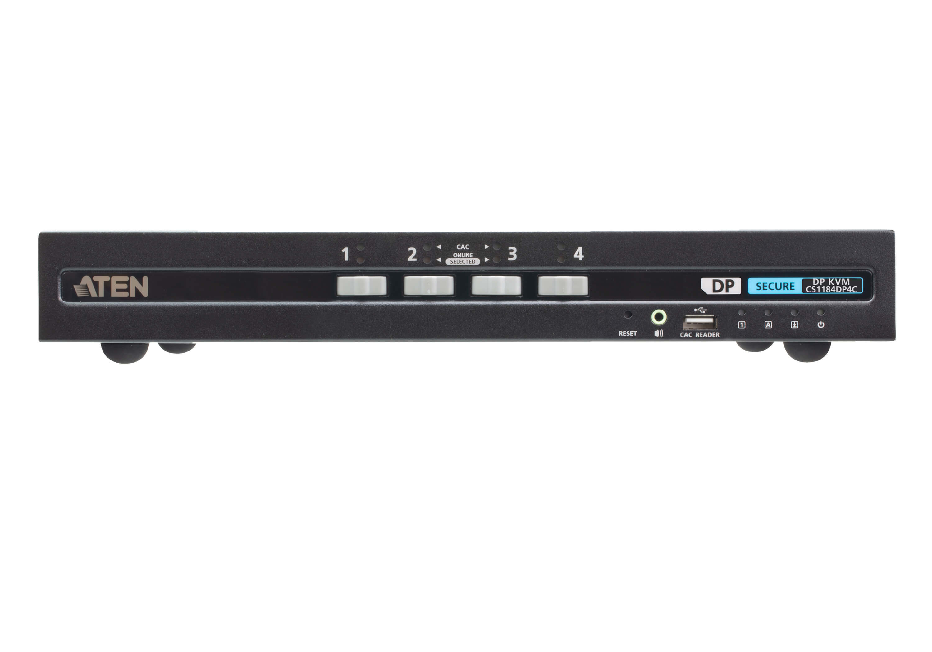 ATEN 4-PORT USB DISPLAYPORT SECURE KVM SWITCH WITH CAC (PSD PP V4.0 COMPLIANT) ATEN — view 2