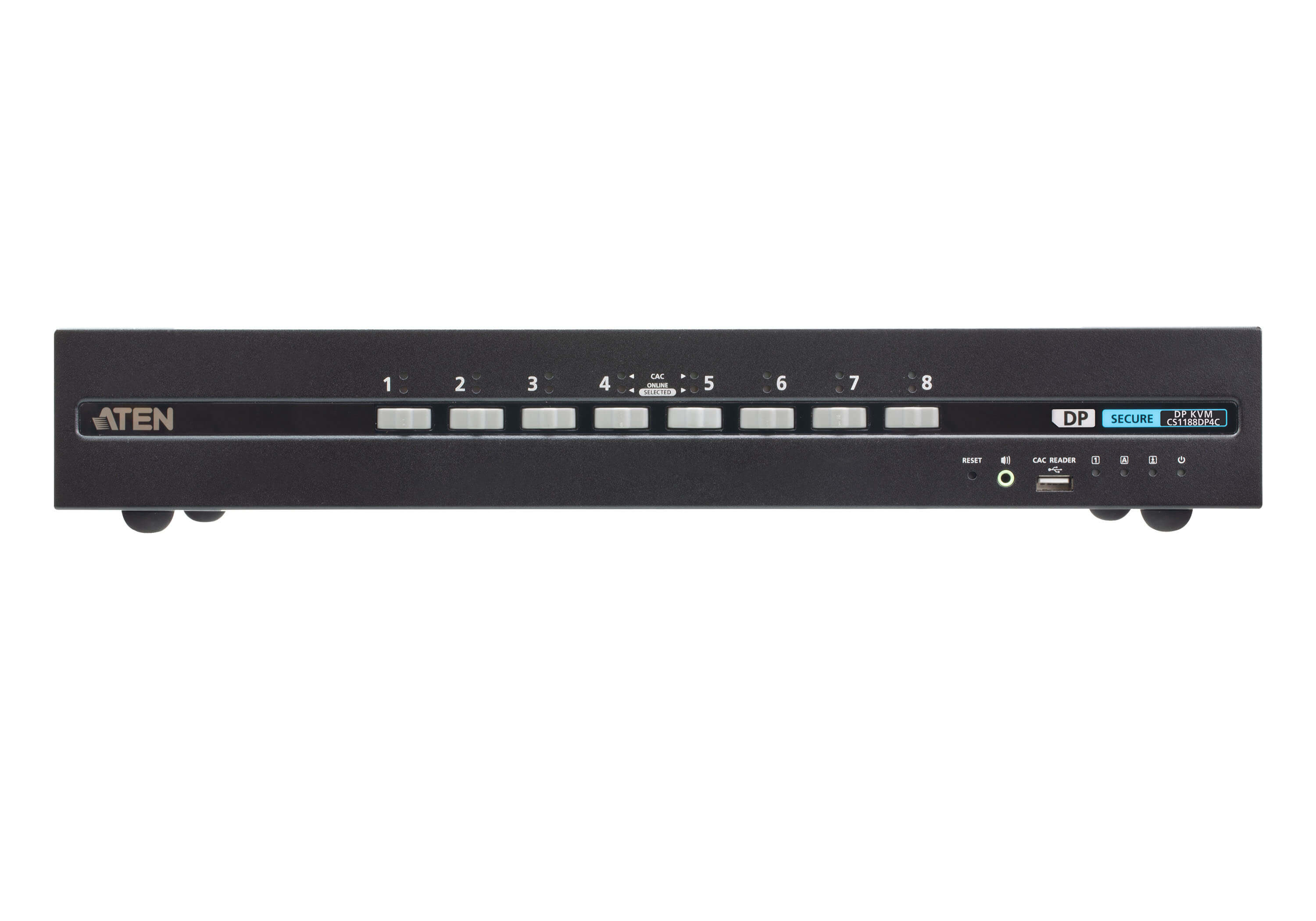 ATEN 8-PORT USB DISPLAYPORT SECURE KVM SWITCH WITH CAC (PSD PP V4.0 COMPLIANT) ATEN — view 2