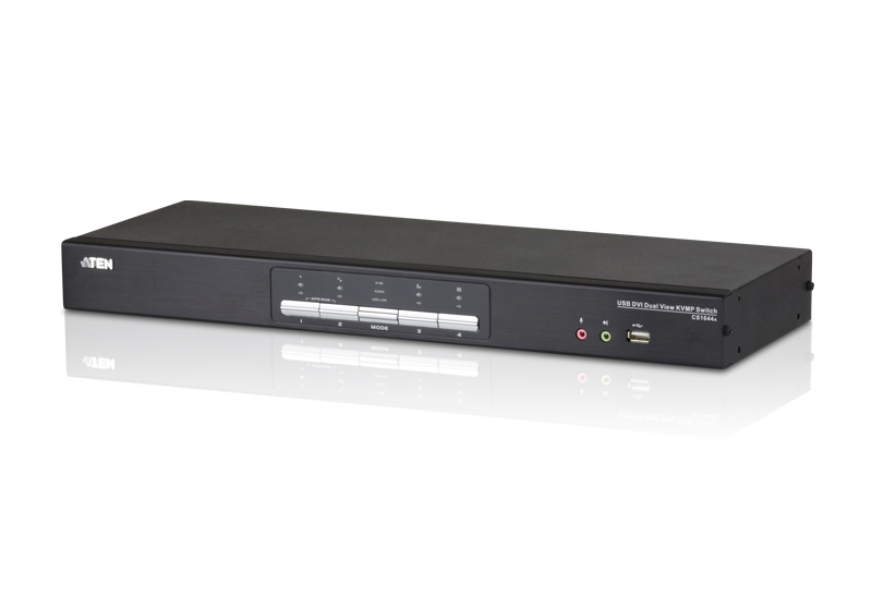 ATEN 4 PORT USB 2.0 DVI DUAL VIEW KVMP SWITCH ATEN — view 2