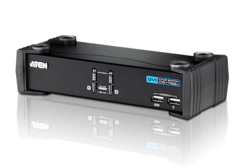 ATEN 2 PORT USB 2.0 DVI KVMP SWITCH ATEN — view 1