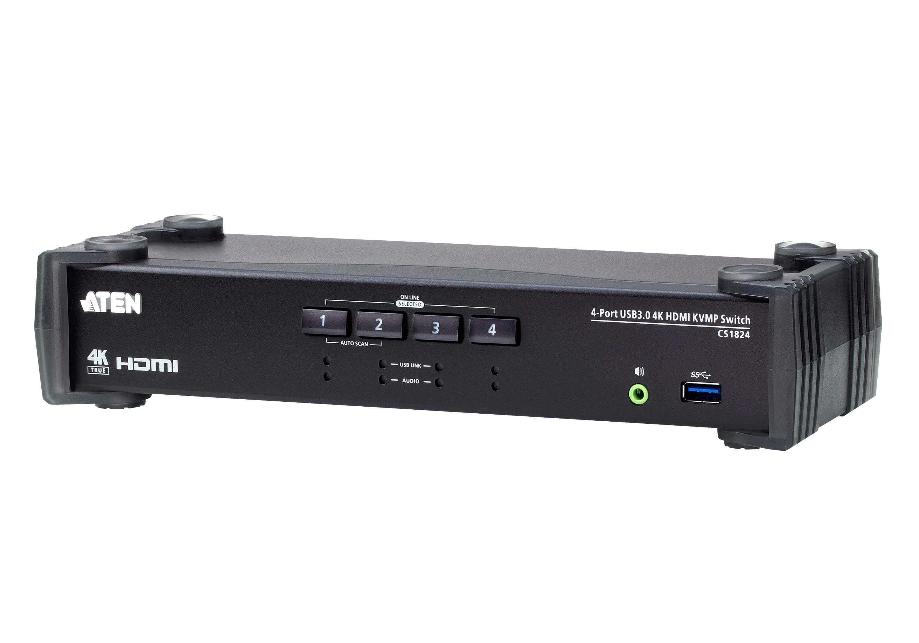 ATEN 4 PORT USB 3.0 4K HDMI KVMP SWITCH ATEN — view 2