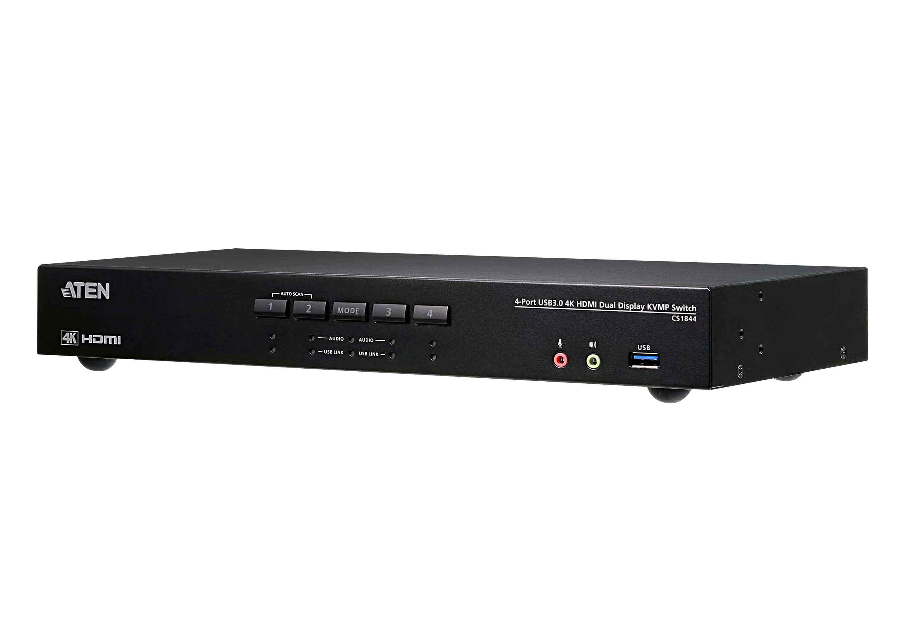 ATEN 4 PORT USB 3.0 4K DUAL HDMI KVMP SWITCH ATEN — view 2
