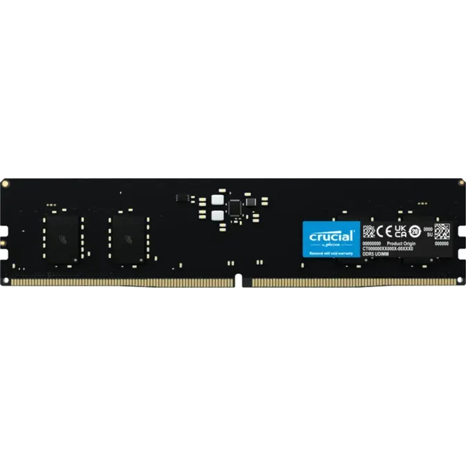CRUCIAL 16GB DDR5 DESKTOP MEMORY, PC538400, 4800MHz, UNRANKED, LIFE WTY - DIMM CRUCIAL — view 2