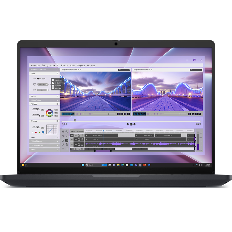 DELL PRO MAX 16 NOTEBOOK, 16" FHD+, TOUCH, U7-265H, 32GB, 1TB, NVIDIA RTX1000, W11P, 3YPRO DELL — view 2