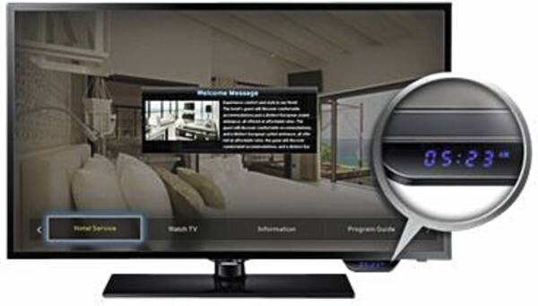 SAMSUNG HOSPITALITY DISPLAY - EXTERNAL CLOCK ACCESSORY - MOQ 20 SAMSUNG — view 2