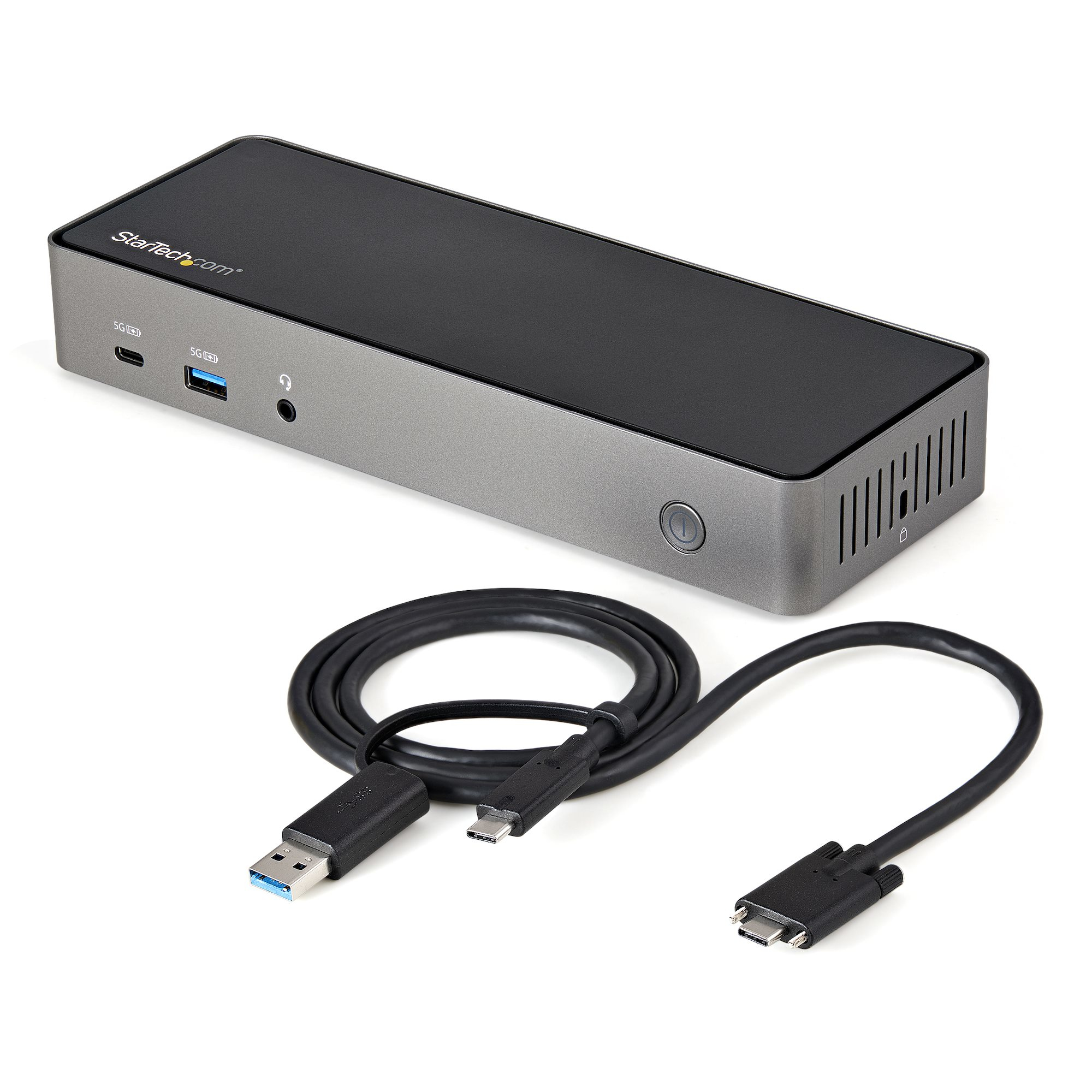 STARTECH.COM USB-A/USB-C HYBRID DOCK TRIPLE 4K 60HZ HDMI/DISPLAYPORT 85W PD 3 YR STARTECH — view 2
