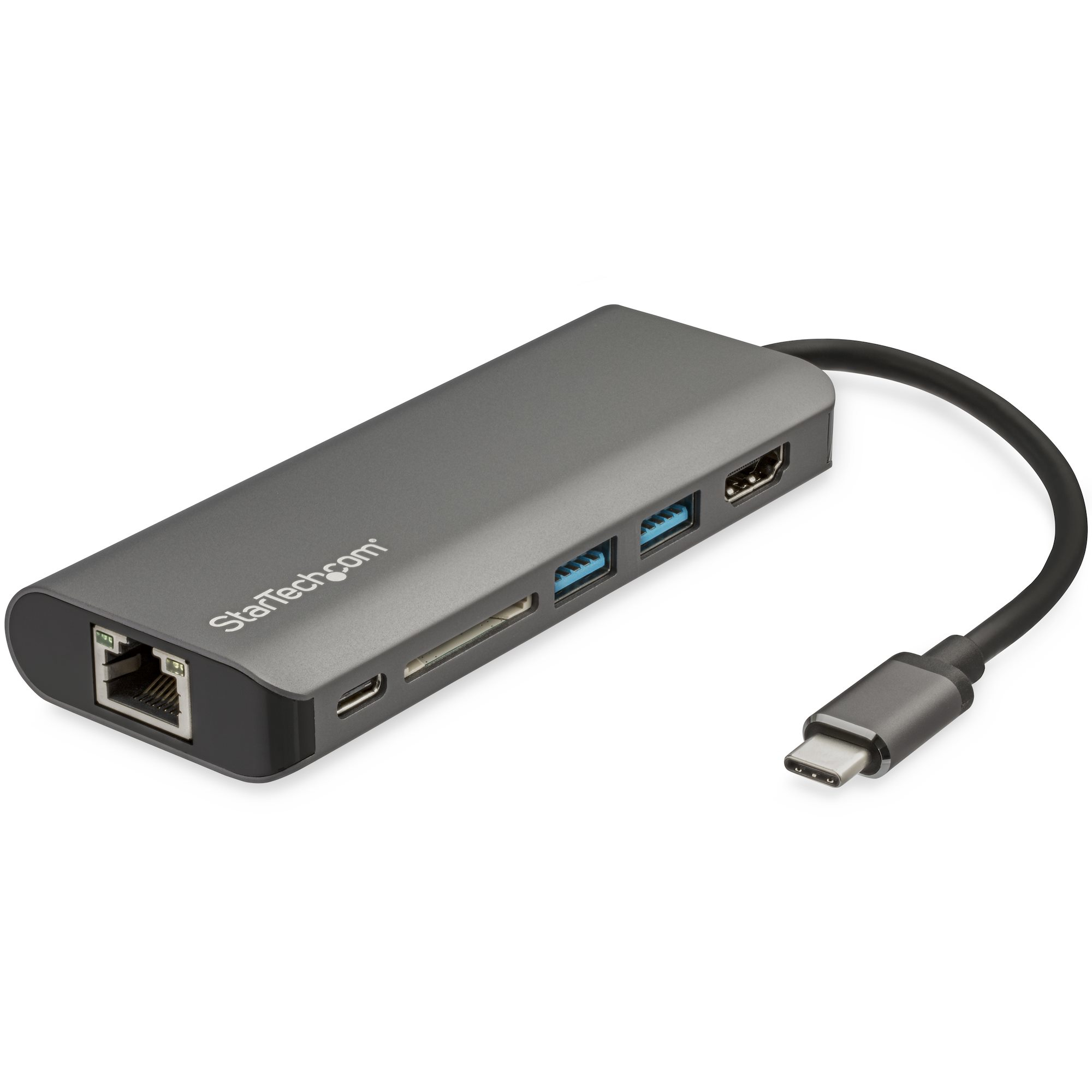 STARTECH.COM USB-C MULTIPORT ADAPTER - USB-C TO 4K HDMI - PD 3.0/HUB/GBE/SD 3 YR STARTECH — view 2