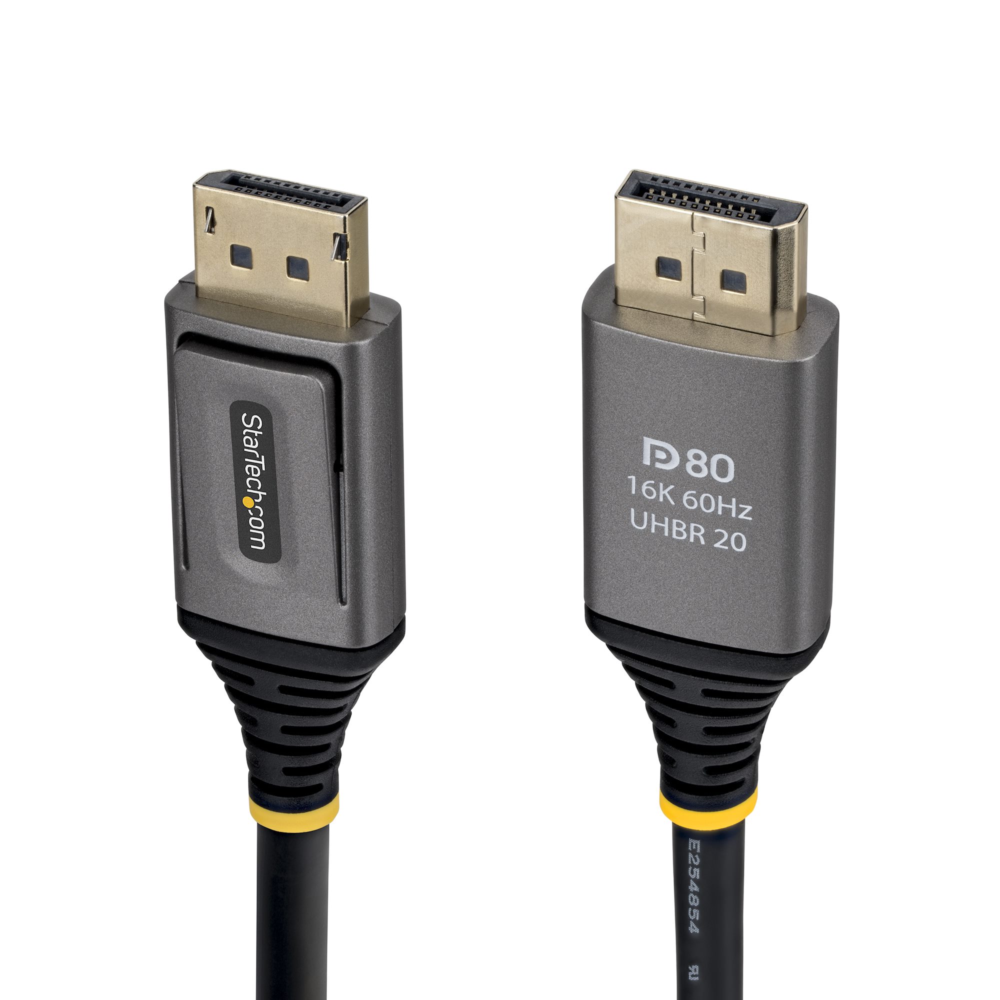 STARTECH.COM 2M DISPLAYPORT 2.1 CABLE, VESA-CERTIFIED, DP80 DP 2.1 CABLE, LTW STARTECH — view 1