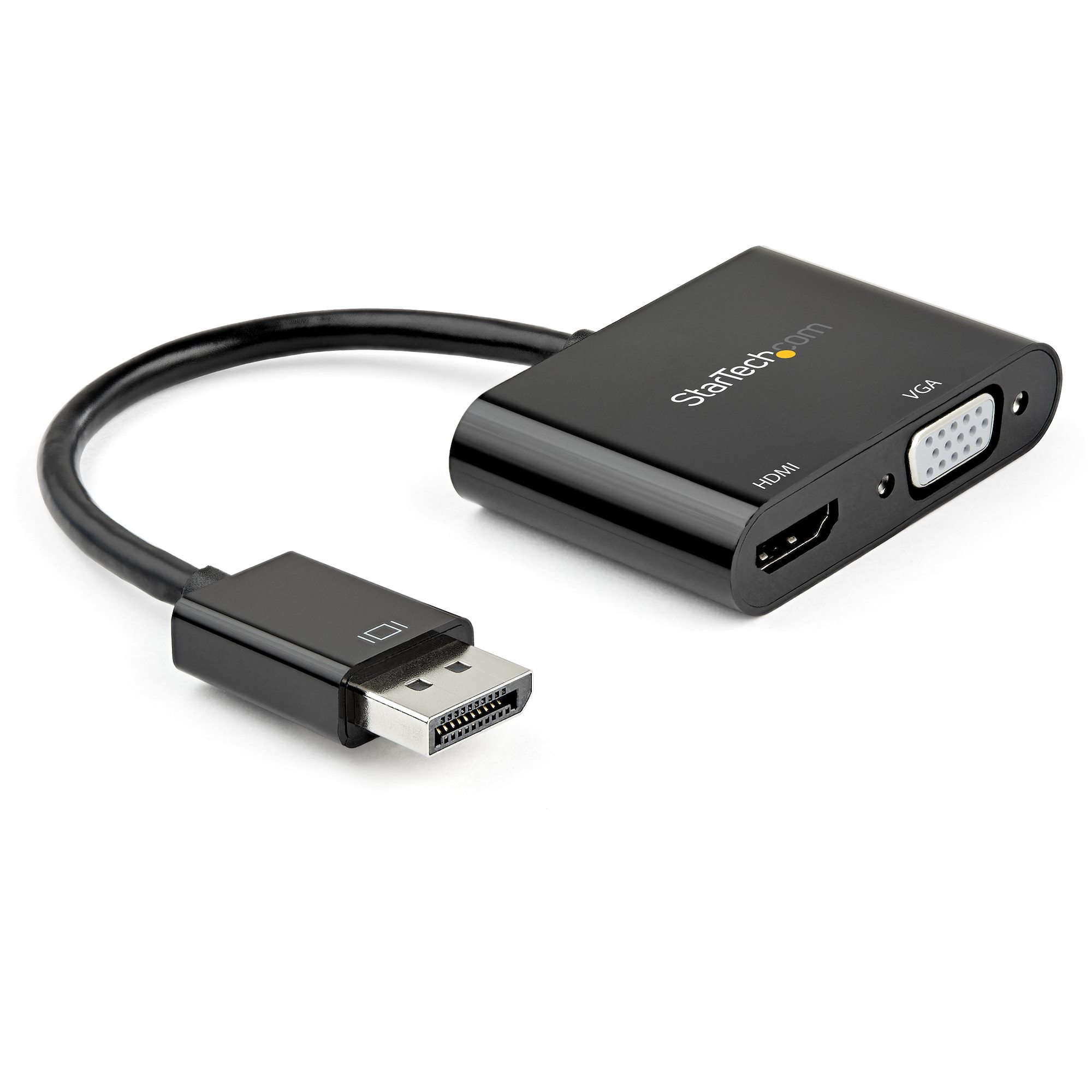 STARTECH.COM DISPLAYPORT TO HDMI VGA ADAPTER - 4K 60HZ - DP VIDEO ADAPTER, 3 YR STARTECH — view 2