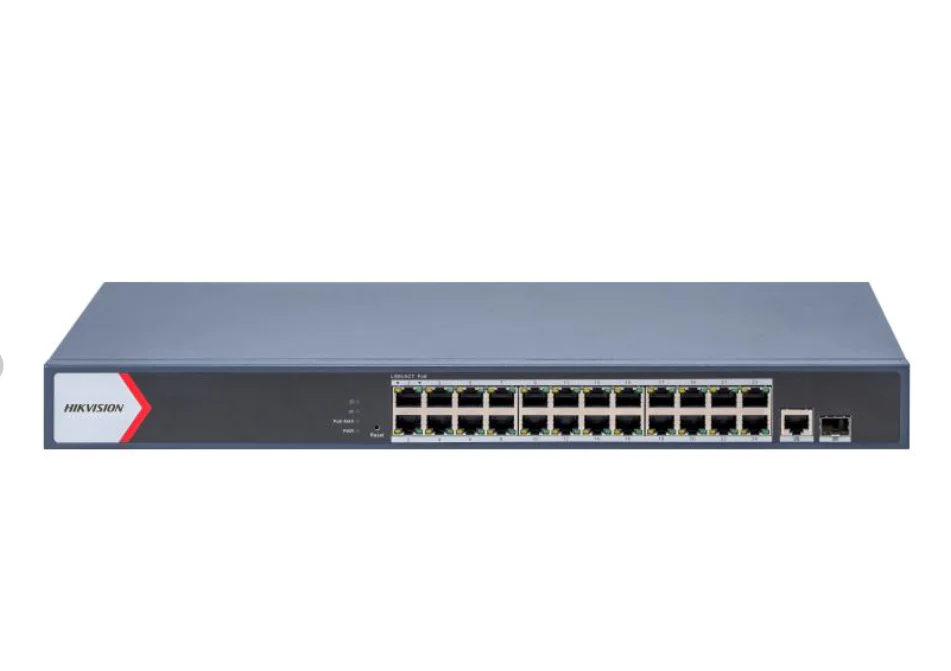 HIKVISION 24 PORT POE GB MANAGED SWITCH - 1 UPLINK - 1 SFP HIKVISION — view 2