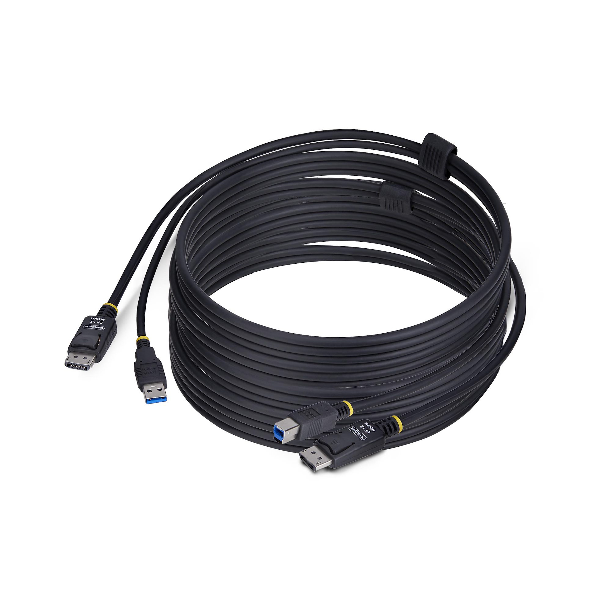 STARTECH.COM 10FT (3M) DISPLAYPORT AND USB 5GBPS KVM CABLE, 2 YR STARTECH — view 1