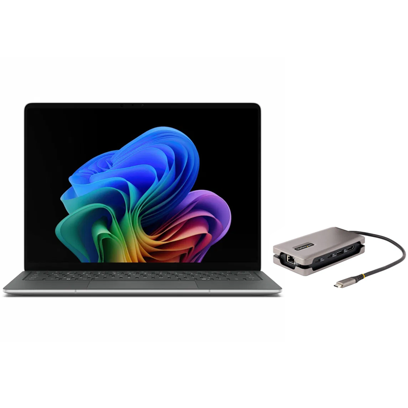 MICROSOFT BUNDLE - SURFACE LAPTOP 5G 13.8" CU5 16GB 256GB PLATINUM - FREE ST.COM TRAVEL DOCK MICROSOFT — view 2