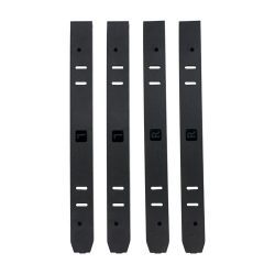 QNAP 3.5 inch HDD tool-less installation kit, Black, Plastic,two pieces for left and right QNAP — view 2