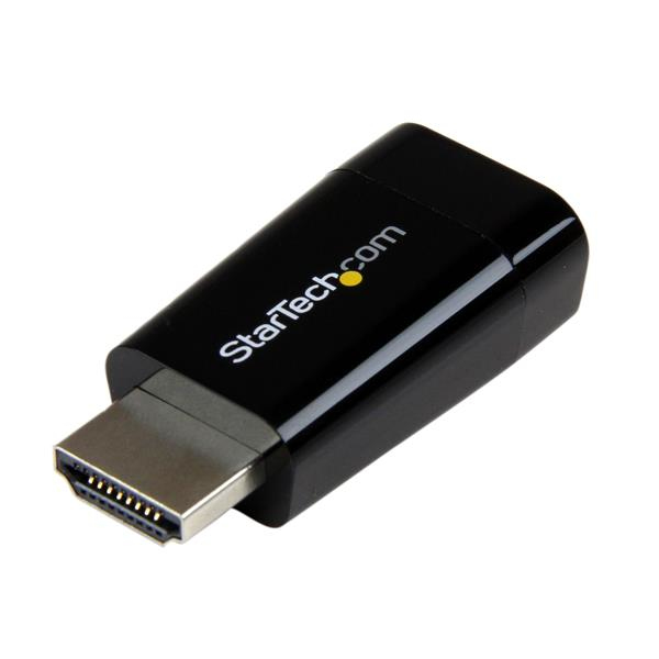 STARTECH.COM COMPACT HDMI TO VGA ADAPTER - ACTIVE MONITOR CONVERTER - 1080P 3 YR STARTECH — view 2