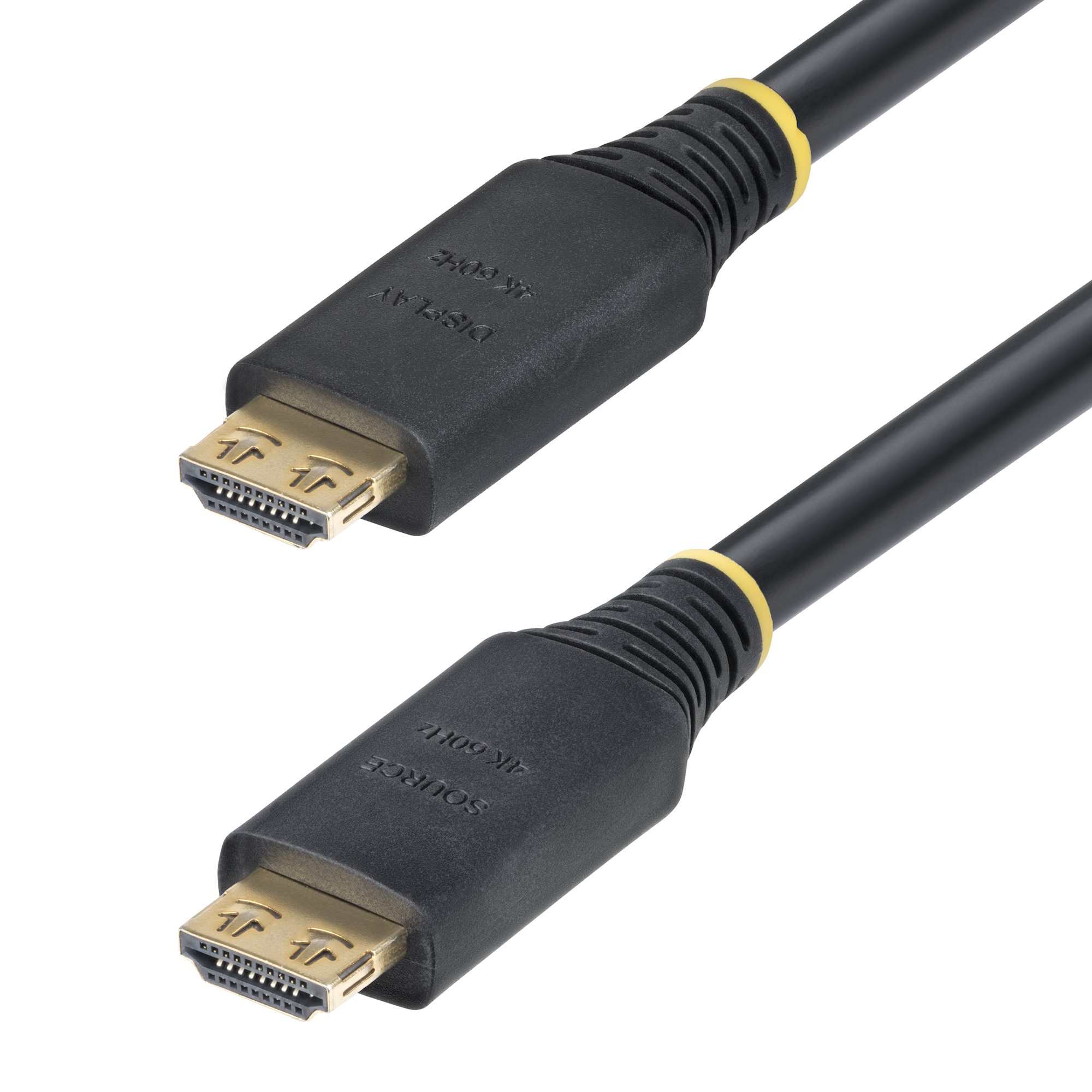STARTECH.COM 15M ACTIVE HIGH SPEED HDMI CABLE WITH GRIPPING CONNECTORS, LTW STARTECH — view 2