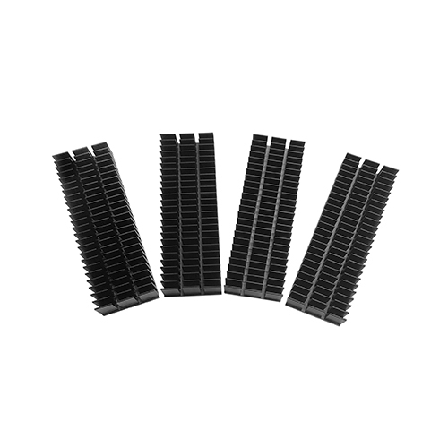 QNAP Heatsink for M.2 SSD module; 68*21*10.5 MM; Silver metal; 4PCS. QNAP — view 2