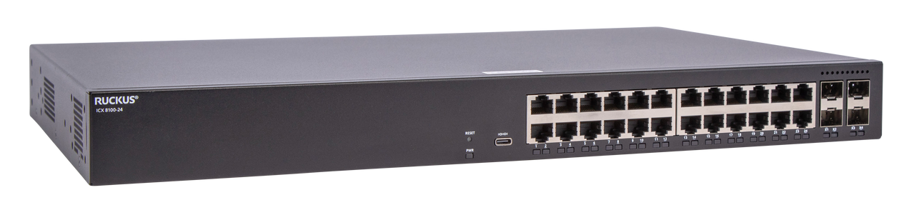 RUCKUS ICX8100 24-Port 4x1G SFP Switch RUCKUS — view 2