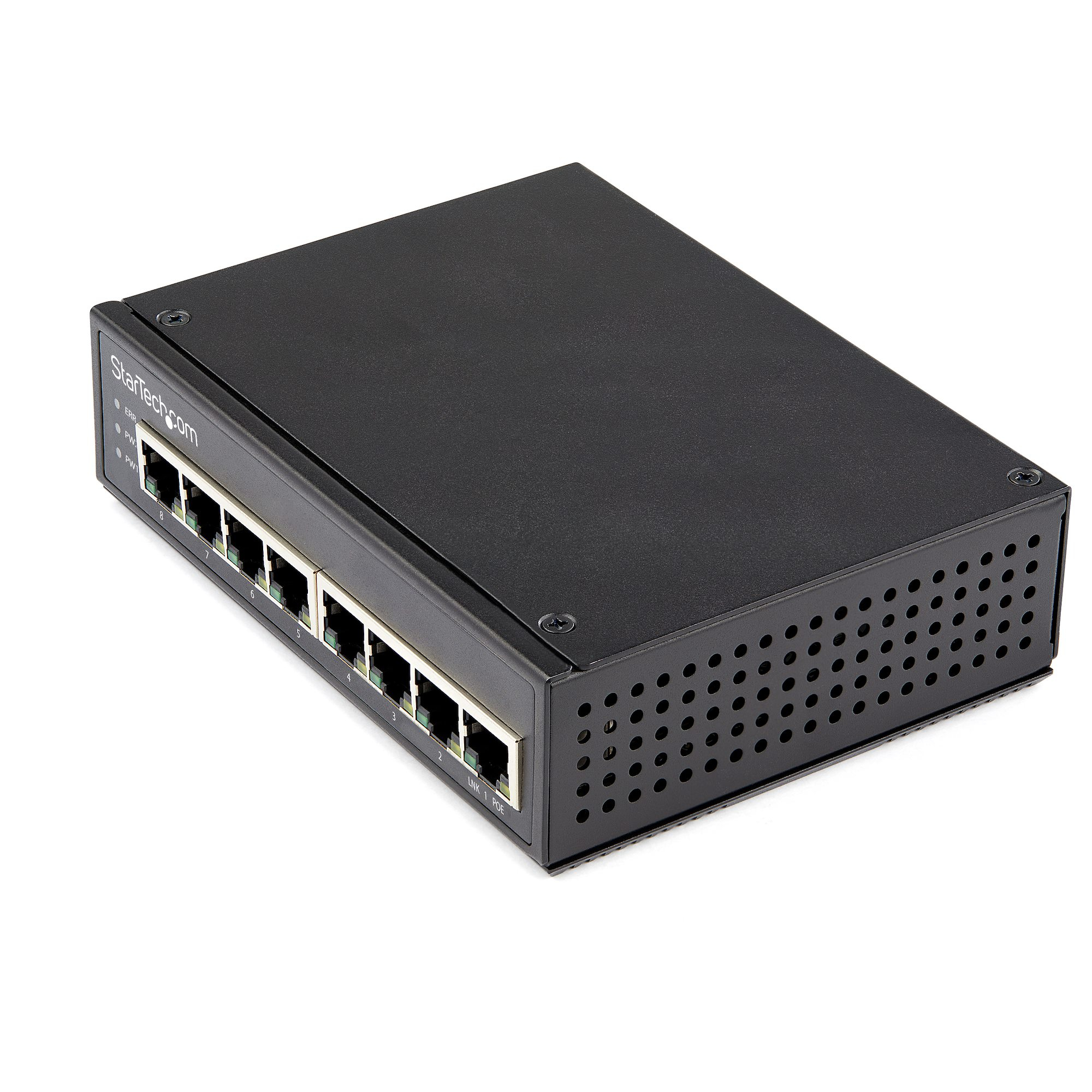 STARTECH.COM INDUSTRIAL 8 PORT GIGABIT POE SWITCH - 30W, 2 YR STARTECH — view 2