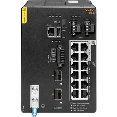 HPE ANW 4100i 12G CL4/6 POE 2SFP+ DIN Sw HPE — view 2