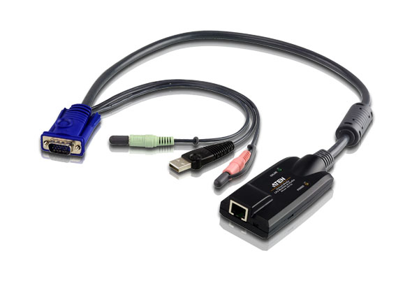 ATEN VGA USB VIRTUAL MEDIA KVM ADAPTER WITH AUDIO FOR KN, KM SERIES ATEN — view 2