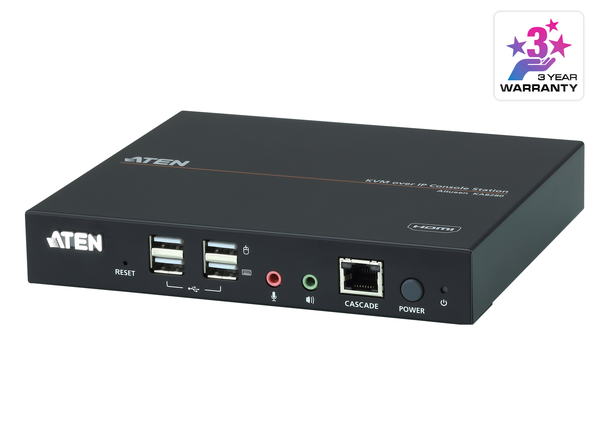 ATEN HDMI USB KVM CONSOLE STATION FOR SELECTED ATEN KNXXXX KVM OVER IP SERIES ATEN — view 1