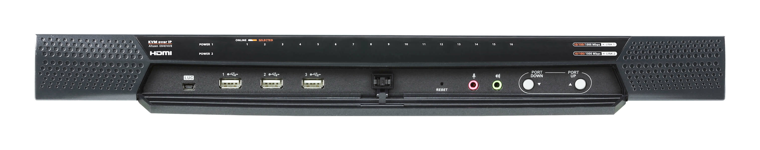 ATEN 1-LOCAL/4-REMOTE SHARED ACCESS 16-PORT MULTI-INTERFACE CAT 5 KVM OVER IP SWITCH ATEN — view 2