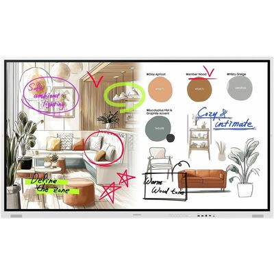 SAMSUNG FLIP PRO INTERACTIVE DISPLAY, 75" UHD, 350NITS, HDMI (2), LAN/WIFI, SPKR, 3YR SAMSUNG — view 2