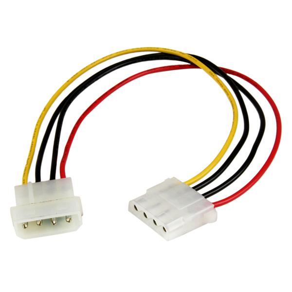 STARTECH.COM 12IN LP4 EXTENDER CABLE 4PIN MOLEX POWER EXTENSION, LTW STARTECH — view 2