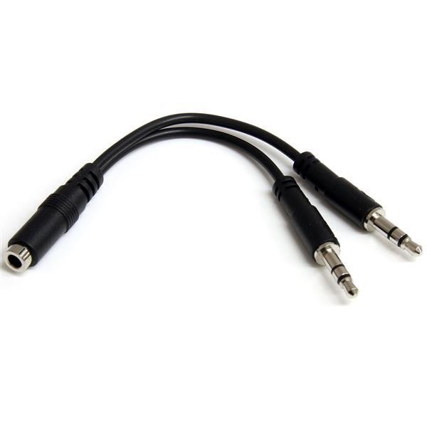 STARTECH.COM 4 POSITION TO 2X 3 POSITION 3.5MM AUDIO SPLITTER CABLE LTW STARTECH — view 2