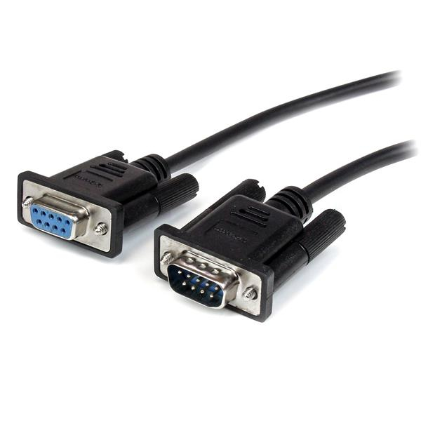 STARTECH.COM 2M BLACK STRAIGHT THROUGH DB9 RS232 SERIAL CABLE - M/F LTW STARTECH — view 2