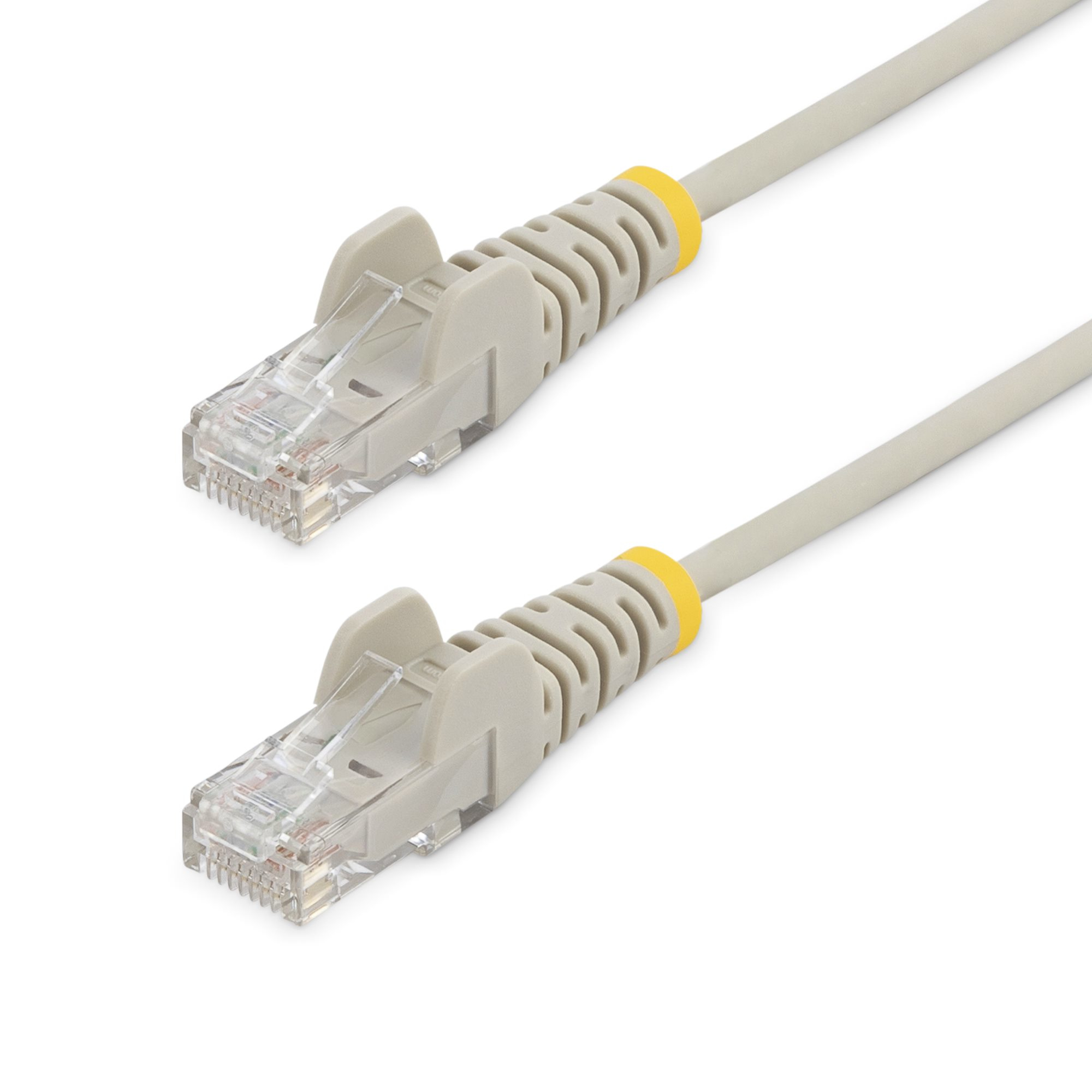 STARTECH.COM 1.5M CAT6 CABLE - GREY - SLIM CAT6 PATCH CABLE - SNAGLESS, LTW STARTECH — view 2