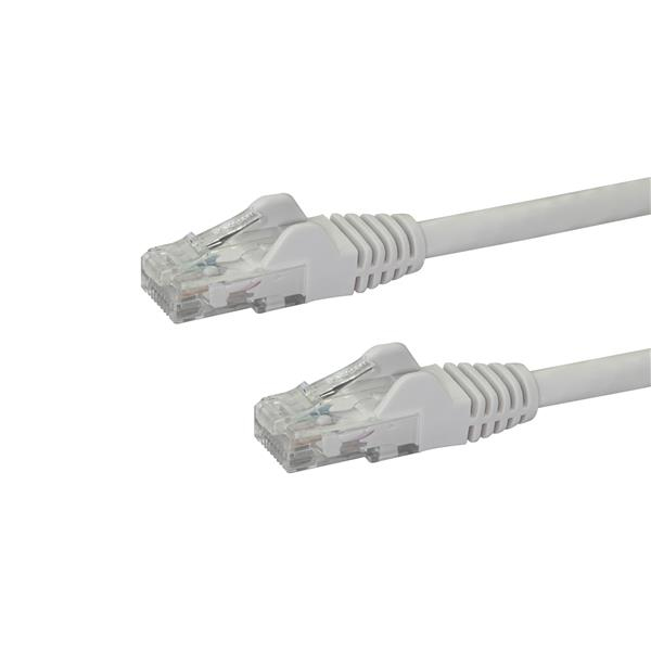 STARTECH.COM 10M CAT6 PATCH CABLE WITH SNAGLESS RJ45 CONNECTORS - WHITE, LTW STARTECH — view 2