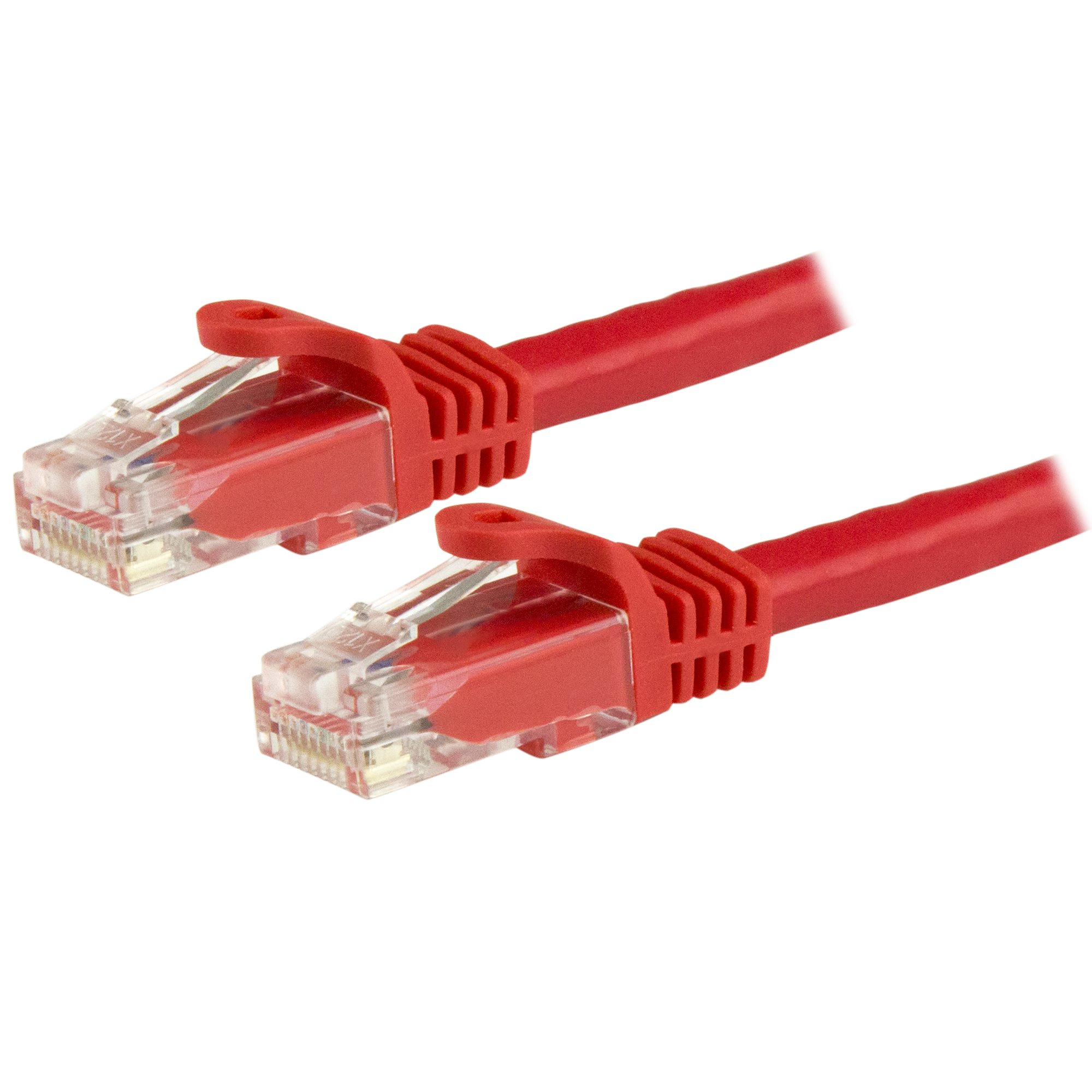 STARTECH.COM CAT6 ETHERNET CABLE 1M RED 650MHZ 100W SNAGLESS PATCH CORD LTW STARTECH — view 2