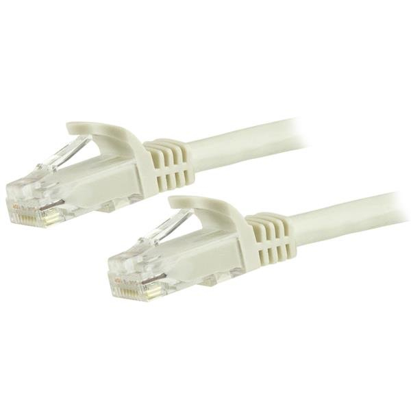 STARTECH.COM CAT6 ETHERNET CABLE 3M WHITE 650MHZ 100W SNAGLESS PATCH CORD LTW STARTECH — view 2