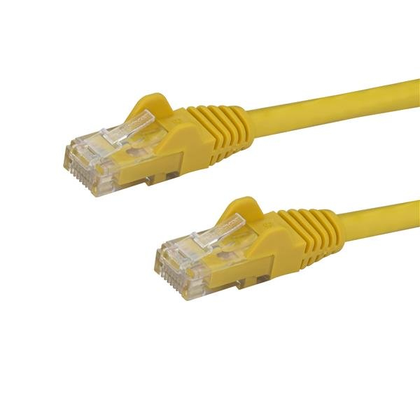 STARTECH.COM CAT6 ETHERNET CABLE 50CM YELLOW 650MHZ SNAGLESS PATCH CORD LTW STARTECH — view 2