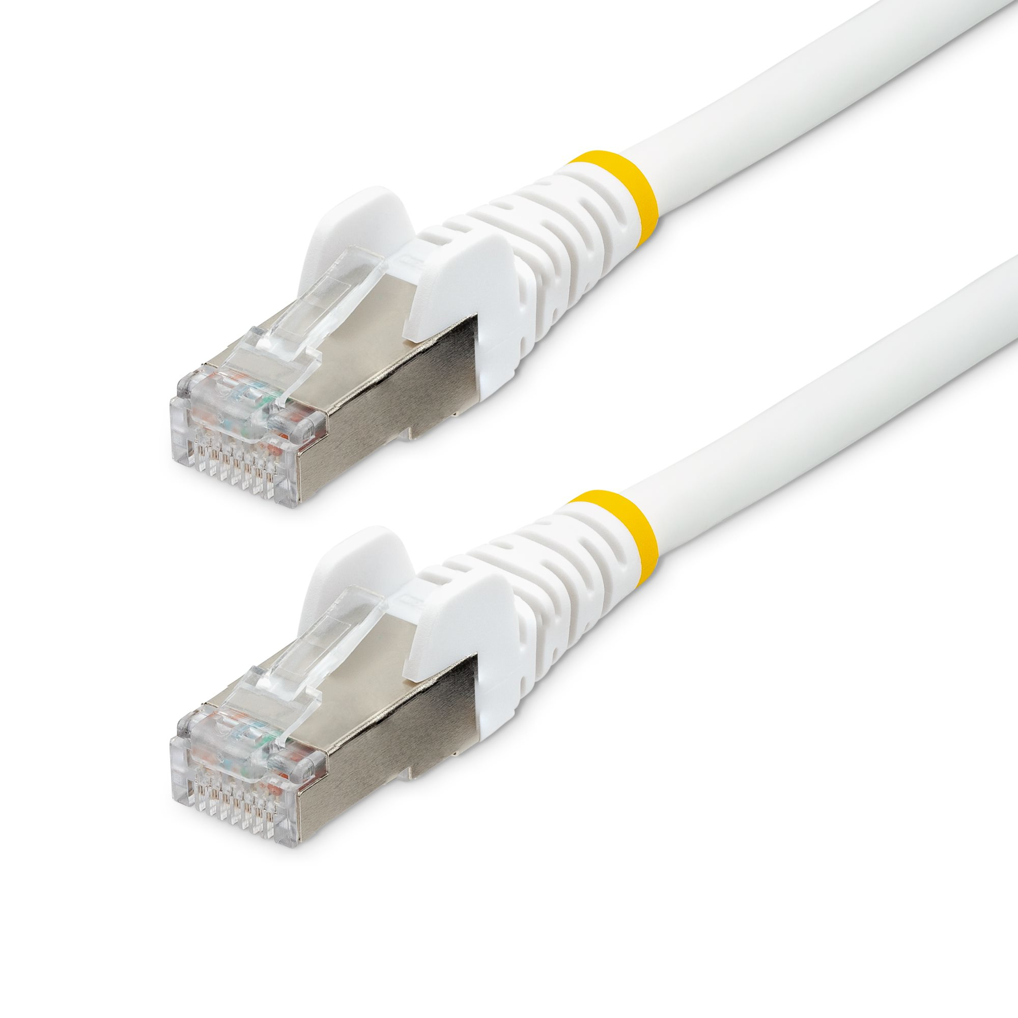 STARTECH.COM 10M LSZH CAT6A ETHERNET CABLE - 10GBE S/FTP 100W POE WHITE LTW STARTECH — view 2