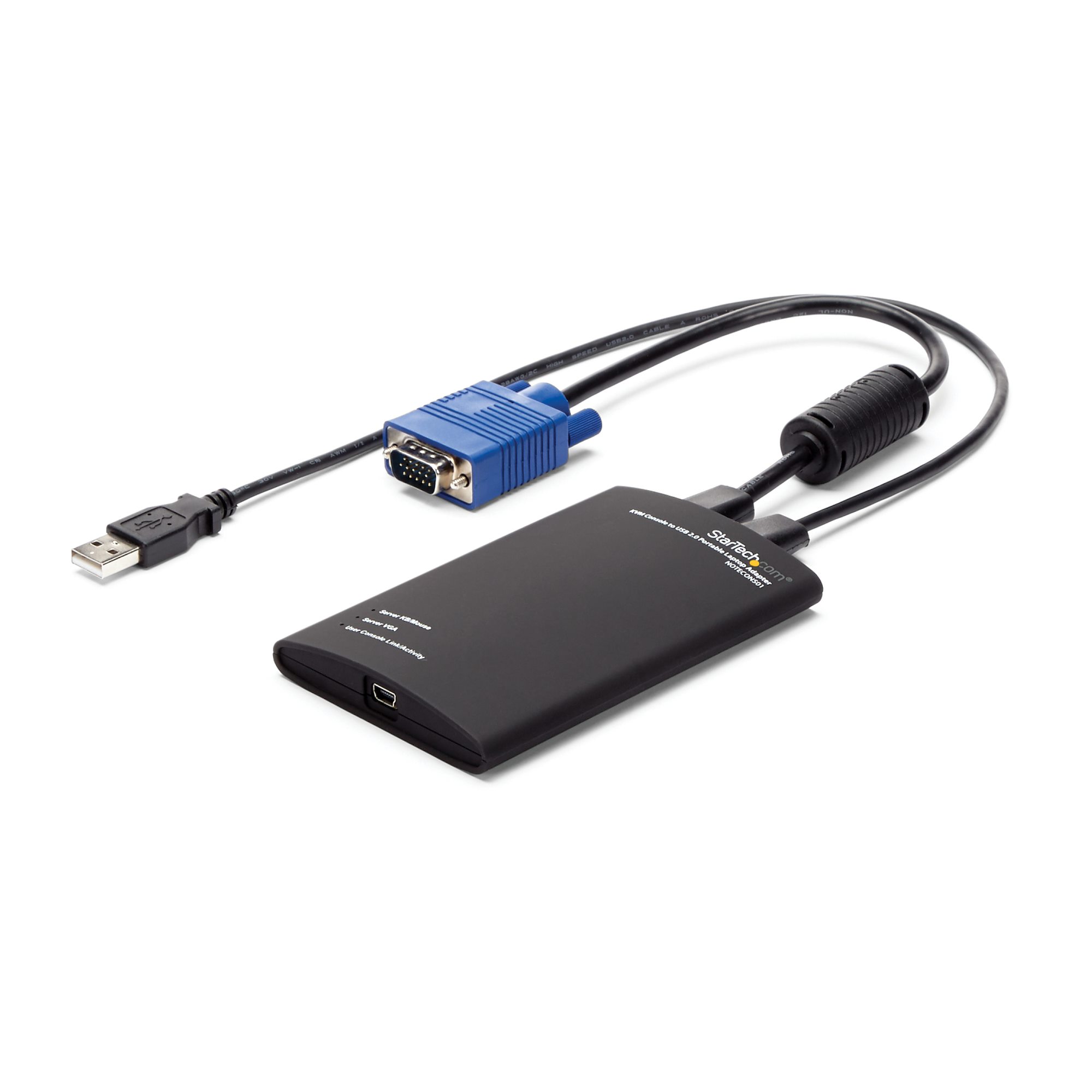 STARTECH.COM KVM CONSOLE TO USB 2.0 PORTABLE LAPTOP CRASH CART ADAPTER 2 YR STARTECH — view 2