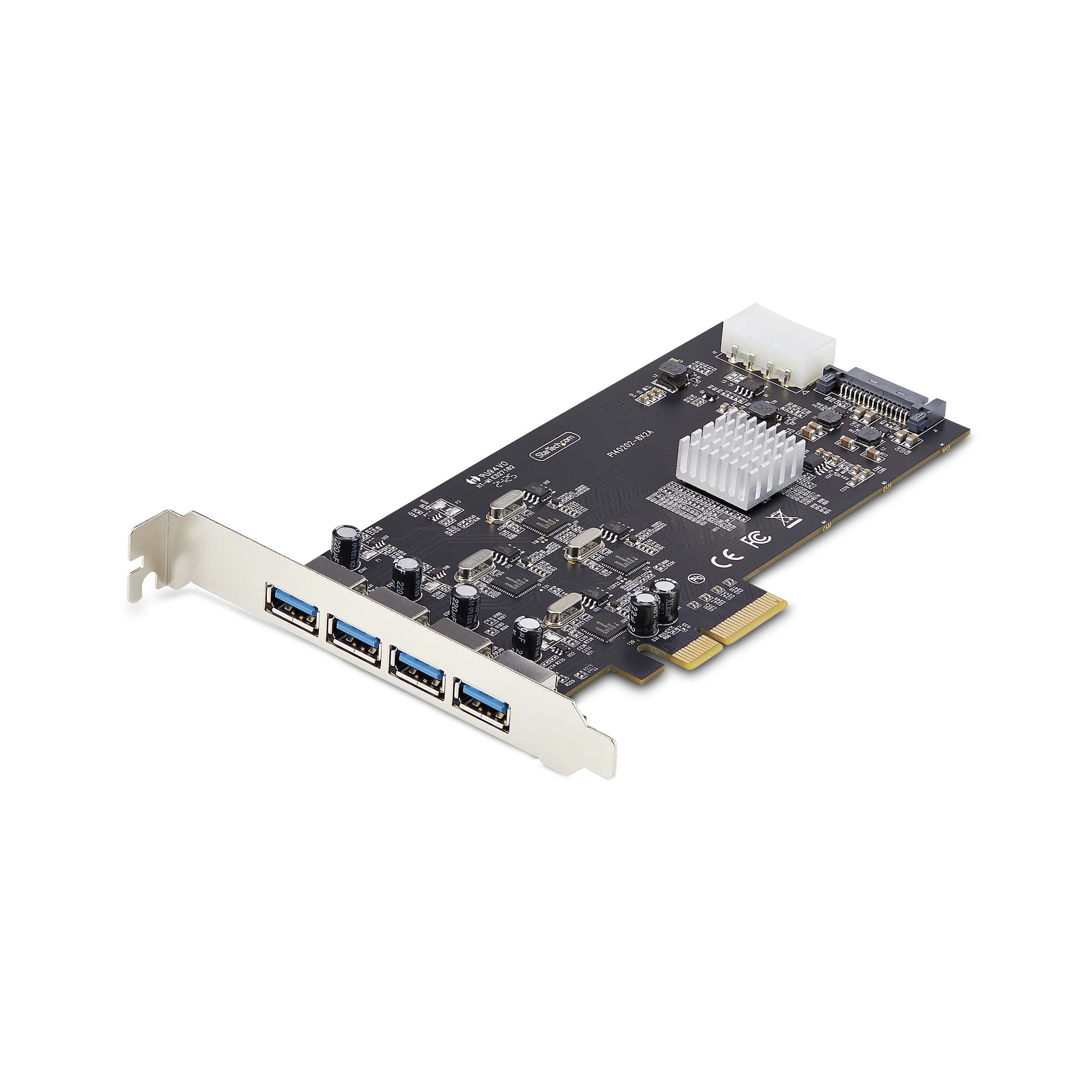STARTECH.COM 4-PORT USB-A PCIE CARD, USB 3.2 5GBPS, 4X USB CONTROLLERS, 2 YR STARTECH — view 2