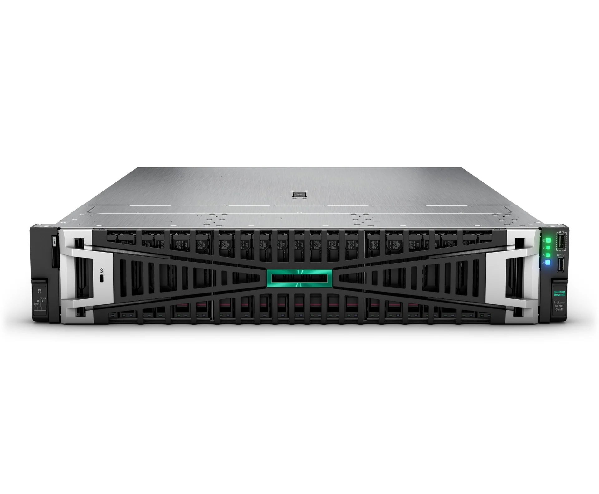 HPE SmartChoice DL385 G11 9115 2.6GHz 16c 1P 2x32GB-R 8SFF 1x7.68TB NVMe SSD 2x800W Svr HPE — view 1
