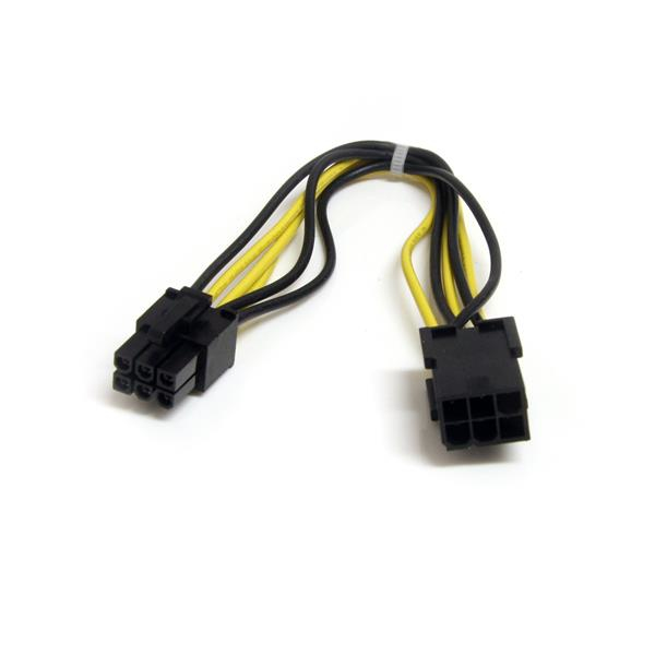 STARTECH.COM 8IN 6 PIN PCI EXPRESS POWER EXTENSION CABLE, LTW STARTECH — view 2