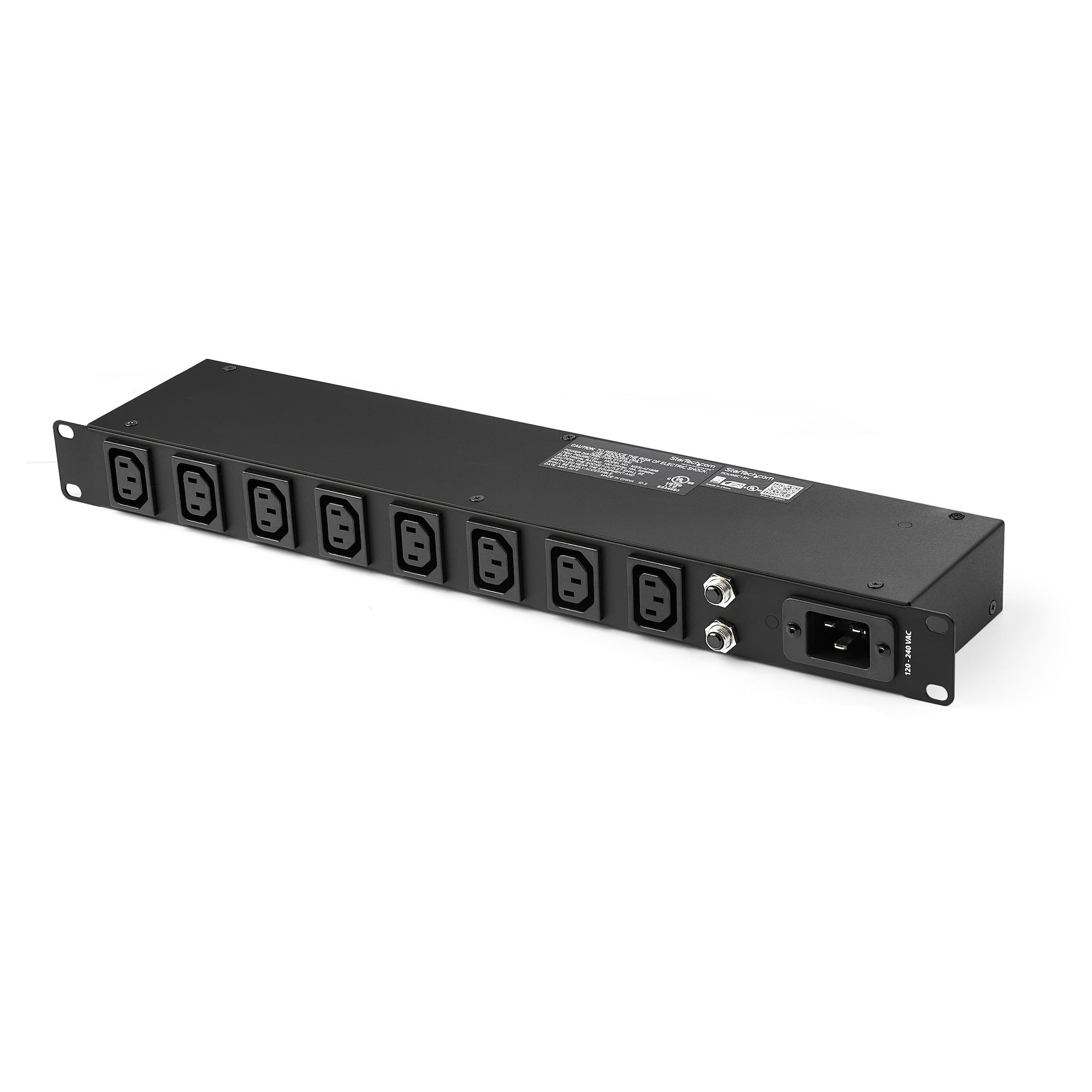 STARTECH.COM 1U POWER DISTRIBUTION UNIT - C13 OUTLETS - SERVER RACK PDU, 2 YR STARTECH — view 2