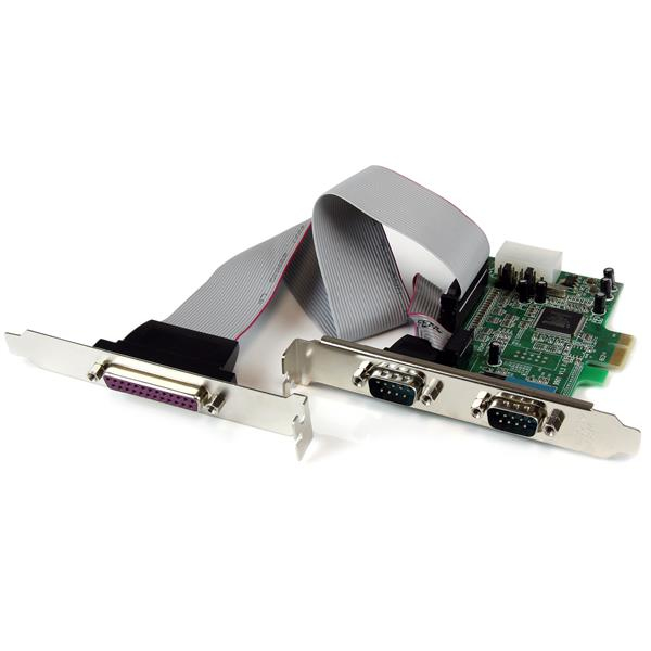 STARTECH.COM 2S1P NATIVE PCI EXPRESS PARALLEL SERIAL COMBO CARD WITH 16550 2 YR STARTECH — view 2