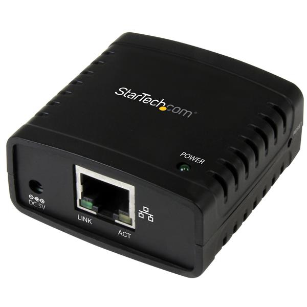 STARTECH.COM 10/100MBPS ETHERNET TO USB 2.0 NETWORK LPR PRINT SERVER 2 YR STARTECH — view 2