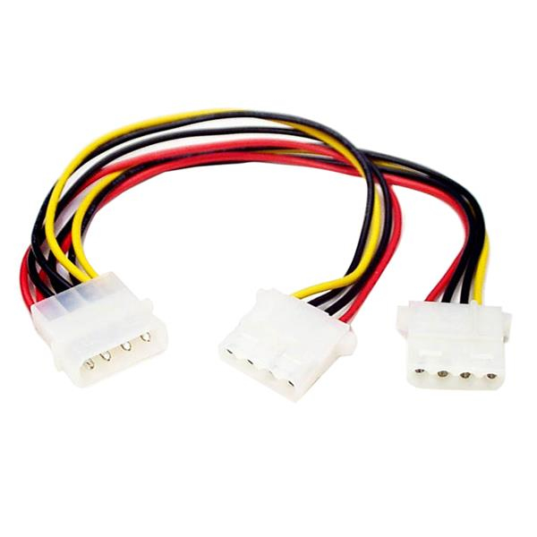 STARTECH.COM LP4 TO 2X LP4 POWER Y SPLITTER CABLE M/F - BULK, LTW STARTECH — view 1