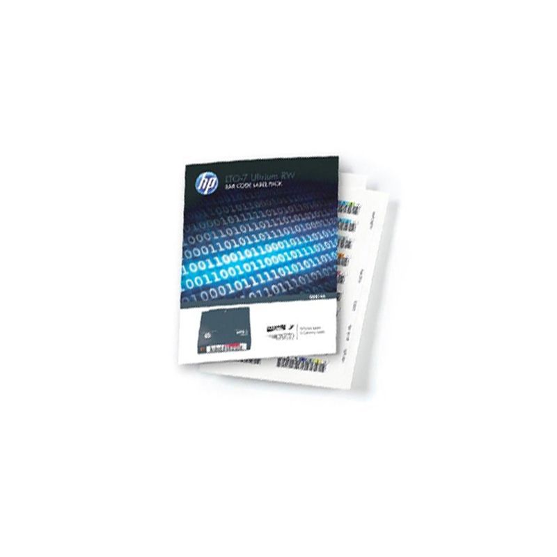 HPE LTO-7 Ultrium RW Bar Code Label Pack HPE — view 2