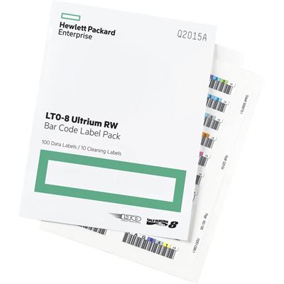 HPE LTO-8 30TB RW Bar Code Label Pack HPE — view 2