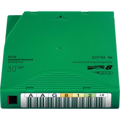 HPE LTO-8 30TB RW Data Cartridge HPE — view 2