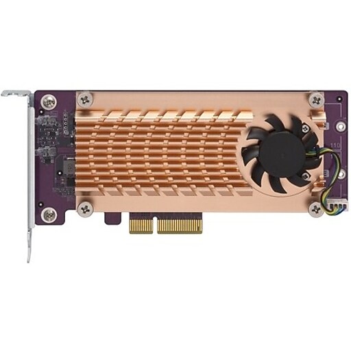QNAP DUAL M.2 22110/2280 PCIE SSD EXPANSION CARD (PCIE GEN2 X4) QNAP — view 1