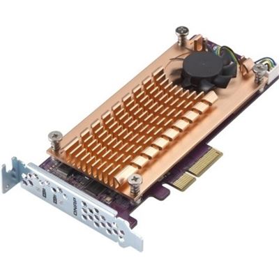 QNAP DUAL M.2 22110/2280 SATA SSD EXPANSION CARD (PCIE GEN2 X2) QNAP — view 2